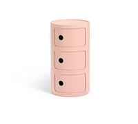 Kartell Componibili Bio, Meuble Conteneur 3 éléments, Rose