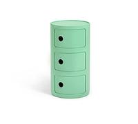 Kartell - Meuble de rangement Componibili Bio - Anna Castelli Ferrieri - H 58,5 cm - Vert