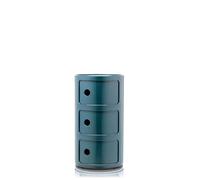 Kartell Conteneur Componibili 3 éléments – base ronde – Bleu