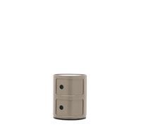Kartell Componibili, Meuble Conteneur 2 éléments, Tourterell