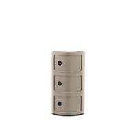 Kartell Componibili, Meuble Conteneur 3 éléments, Tourterell