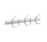 KARTELL crochets murale HANGER 60 cm (Cristal - Acier poli et polycarbonate)