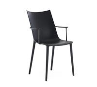 KARTELL fauteuil H.H.H. HER HIGHEST HIGHNESS MAT (Noir - Polycarbonate recyclé doux au toucher 2.0)