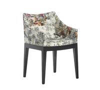 KARTELL fauteuil MADAME tissu RUBELLI (Déjeuner sur l'Herbe - polycarbonate noir et tissu)