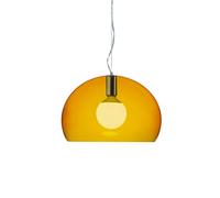 Kartell Lampe à suspension Small Fl/Y – Ø38 cm – PMMA transparent – Orange
