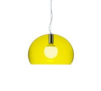 Kartell Suspension Small FL/Y Ø38 cm PMMA transparent Jaune
