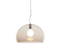 Kartell FL/Y Transparent Pendelleuchte, cola