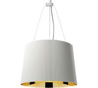 Kartell Gè, Lampe de Suspension, Blanc/Or