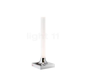 Kartell Goodnight Battery Outdoor LED chrome Ce luminaire comporte des modules à LED prémontés de classes énergétiques A A