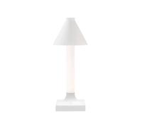 KARTELL lampe de table GOODNIGHT CAP BATTERY (Blanc Opaque - PMMA, ABS et PP recyclé)