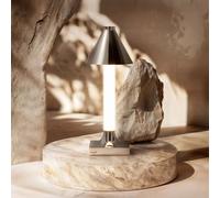 KARTELL lampe de table GOODNIGHT CAP BATTERY (Chrome brillant - PMMA, ABS et PP recyclé)