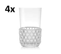 Kartell Jellies Famille Verre Long Boisson 1491 Plastique Polycarbonate Set De 4