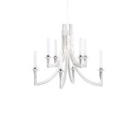 Kartell Khan Kronleuchter, transparent