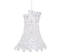 KARTELL lampe à suspension BLOOM (Blanc - Polycarbonate coloré dans la masse)