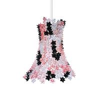 Kartell Bloom Suspension rose/noir