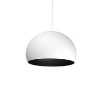 KARTELL lampe à suspension FL/Y fly (blanc opaque / intérieur Gris foncé - Teinté dans la masse PMMA)