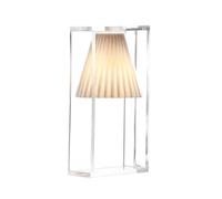 Kartell Lampe De Table Light-Air (Beige - Technopolymère Thermoplastique Transparent Et Tissu) Beige