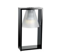 Kartell Light-Air Lampe de table noir/translucide clair avec motif en relief