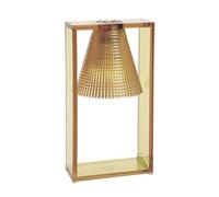 Kartell Lampe de table Light-Air ambre avec motif en relief