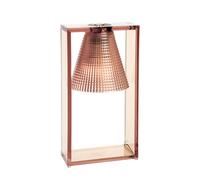 KARTELL lampe de table LIGHT-AIR (Version sculpté rose - Technopolymère thermoplastique transparent)