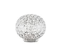 Kartell Mini Planet, Lampe de Table à batterie, Cristal, Ø 16 cm