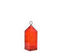 Kartell Lantern, Lampe de Table, Rouge, avec Variateur de Lumière
