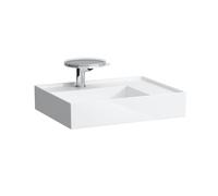 LAUFEN Kartell vasque 8103340001111, 60x46 cm, blanc , avec trou pour robinetterie, sans trop-plein, céramique saphir
