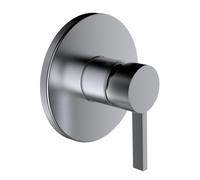 LAUFEN Mitigeur de douche encastré match0 – Set de montage final H3313360900001 acier inox brossé