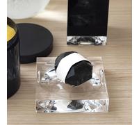 LAUFEN Kartell Boxy Porte-savon, L/P/H : 105/105/25 mm, H3833300840001, Couleur: Clair comme du cristal