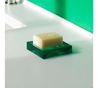 LAUFEN Kartell Boxy Porte-savon, L/P/H : 105/105/25 mm, H3833300920001, Couleur: Vert émeraude