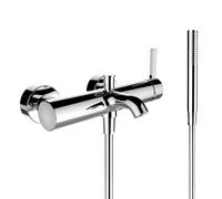 Kartell LAUFEN Robinetterie de baignoire en applique, avec set de douche, H3213370041411,