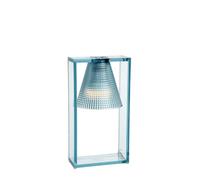 KARTELL lampe de table LIGHT-AIR (Version sculpté bleu - Technopolymère thermoplastique transparent)