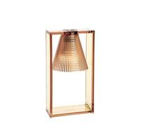 KARTELL lampe de table LIGHT-AIR (Version sculpté rose - Technopolymère thermoplastique transparent)
