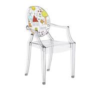 Kartell Lou Ghost Chaise,Plastique 2.7 x 37 x 63 cm