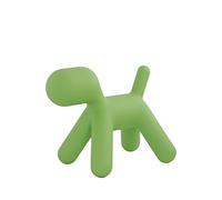 Kartell Magis Me Too Tabouret avec Surface Mate en polyéthylène Forme de Chien pour Enfant, Green, Taille M