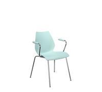 Kartell Maui, Fauteuil, Bleu Clair, Lot de 2