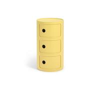 Kartell Conteneur Componibili Bio jaune H 58,5cm/Ø 32cm