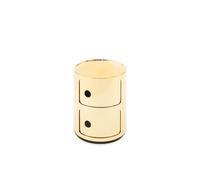 Kartell Meuble de rangement Componibili or, Designer Anna Castelli Ferrieri, 40 cm