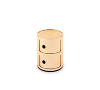 Kartell Meuble de rangement Componibili or, Designer Anna Castelli Ferrieri, 40 cm