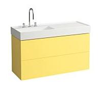 Kartell meuble sous- H4076480336441 118x60x45cm, 2 tiroirs, senfgelb