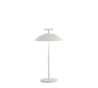 Kartell Mini Geen-A, Lampe de table à batterie, Avec variateur de lumière, H 36,5 cm, Blanc