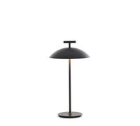 Kartell Mini Geen-A, Lampe de table à batterie, Avec variateur de lumière, H 36,5 cm, Noir