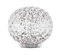 Kartell Lampe de table Mini Planet LED rechargeable dimmable Cristal Ø 16 cm