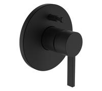 Kartell mit bd à enc avec simibox avec inverseur clapet ar pvd titane noir mat - LAUFEN H3213360810101