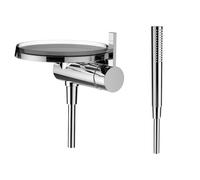 Kartell Mitigeur De Douche Mural A/Flexible 180 Et Douchette - H3313390041411 ROCA