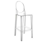 Kartell One More Tabouret de Bar H75 Cristal