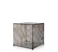Kartell Optic, Cube de conteneur, Fumè, sans battant