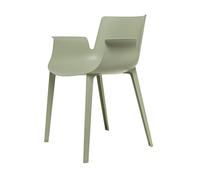 Kartell plume Fauteuil, vert sauge, 3.9 x 77 x 62 cm