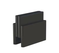 KARTELL porte-revues GIOTTO STOPPINO MAGAZINE RACK (Anthracite - Technopolymère coloré dans la masse)