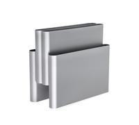 KARTELL porte-revues GIOTTO STOPPINO MAGAZINE RACK (Silver - PMMA anti-choque coloré en masse ou verni)